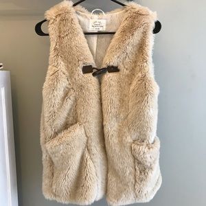 Zara Girls Fur Vest